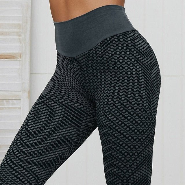 Leggings de fitness estampados de talle alto para mujer