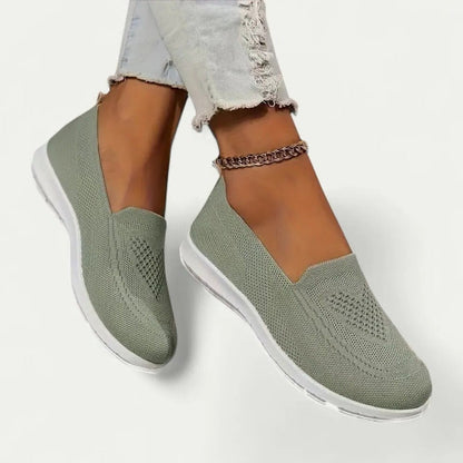 Zapatillas sin Cordones Transpirables para Mujer con Plantillas Suaves y Cómodas