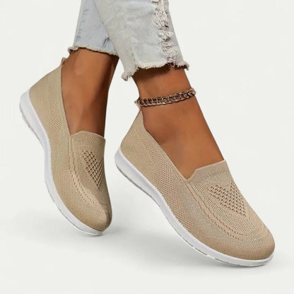 Zapatillas sin Cordones Transpirables para Mujer con Plantillas Suaves y Cómodas