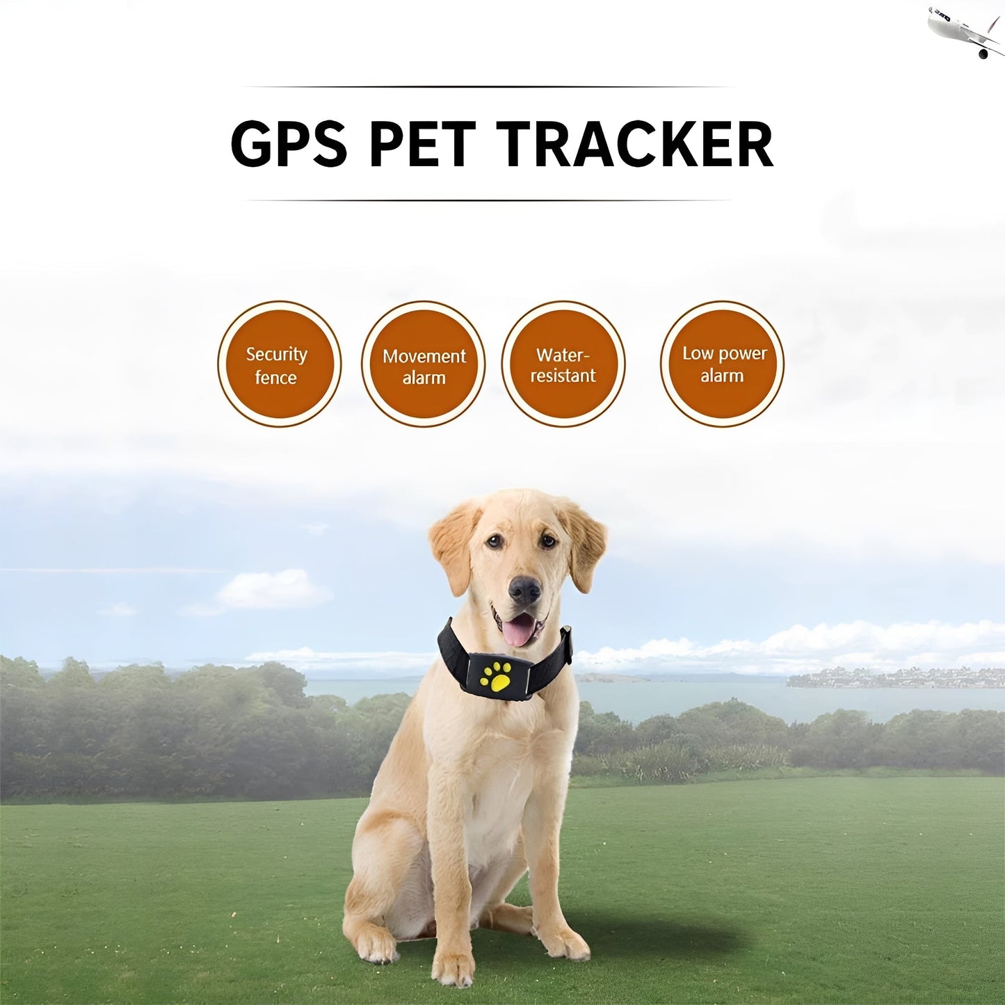 Collar Inteligente Rastreador de Mascotas con GPS en Tiempo Real