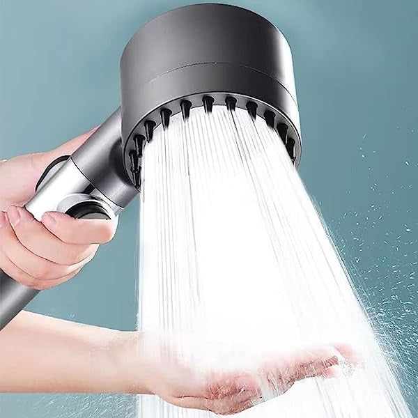 Cabezal de ducha de lluvia filtrado con aumento de presión y control de flujo de ahorro de agua para el baño