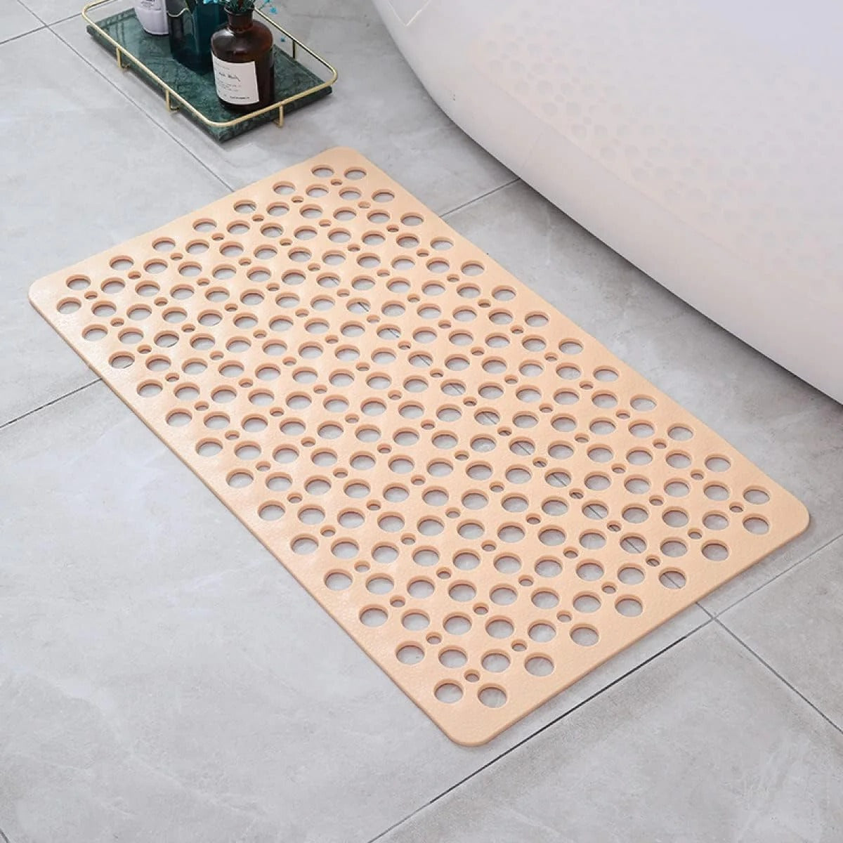 Alfombrilla de agarre para ducha para seguridad en el baño