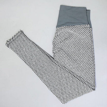 Leggings de fitness estampados de talle alto para mujer