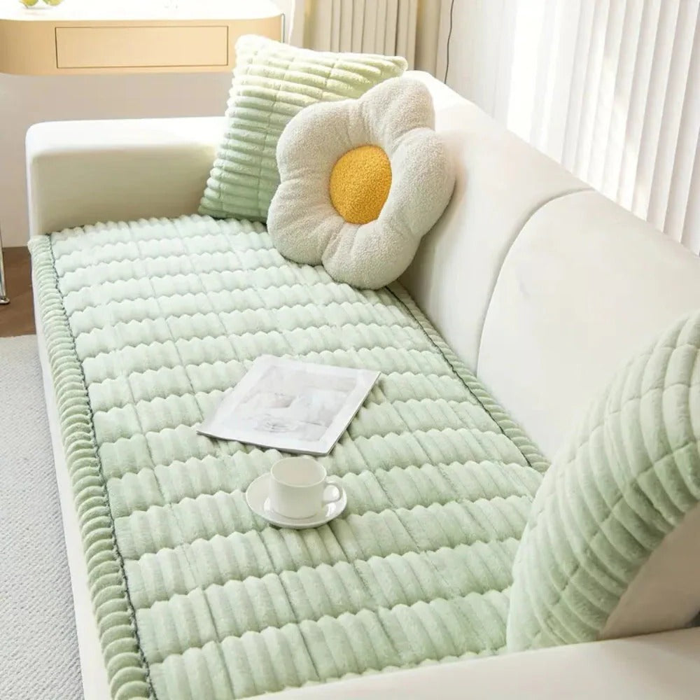 Funda protectora de muebles suaves con volante