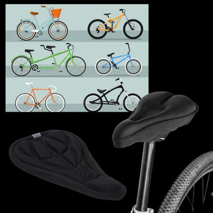 Cojín de Asiento de Bicicleta de Gel Cómodo con Amortiguación