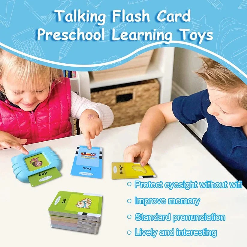 Divertidas tarjetas de aprendizaje interactivas para niños