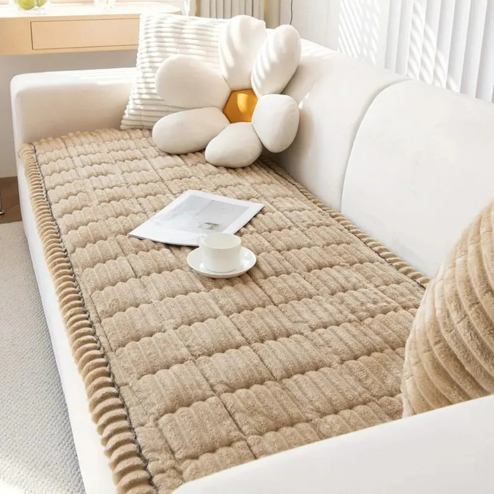 Funda protectora de muebles suaves con volante