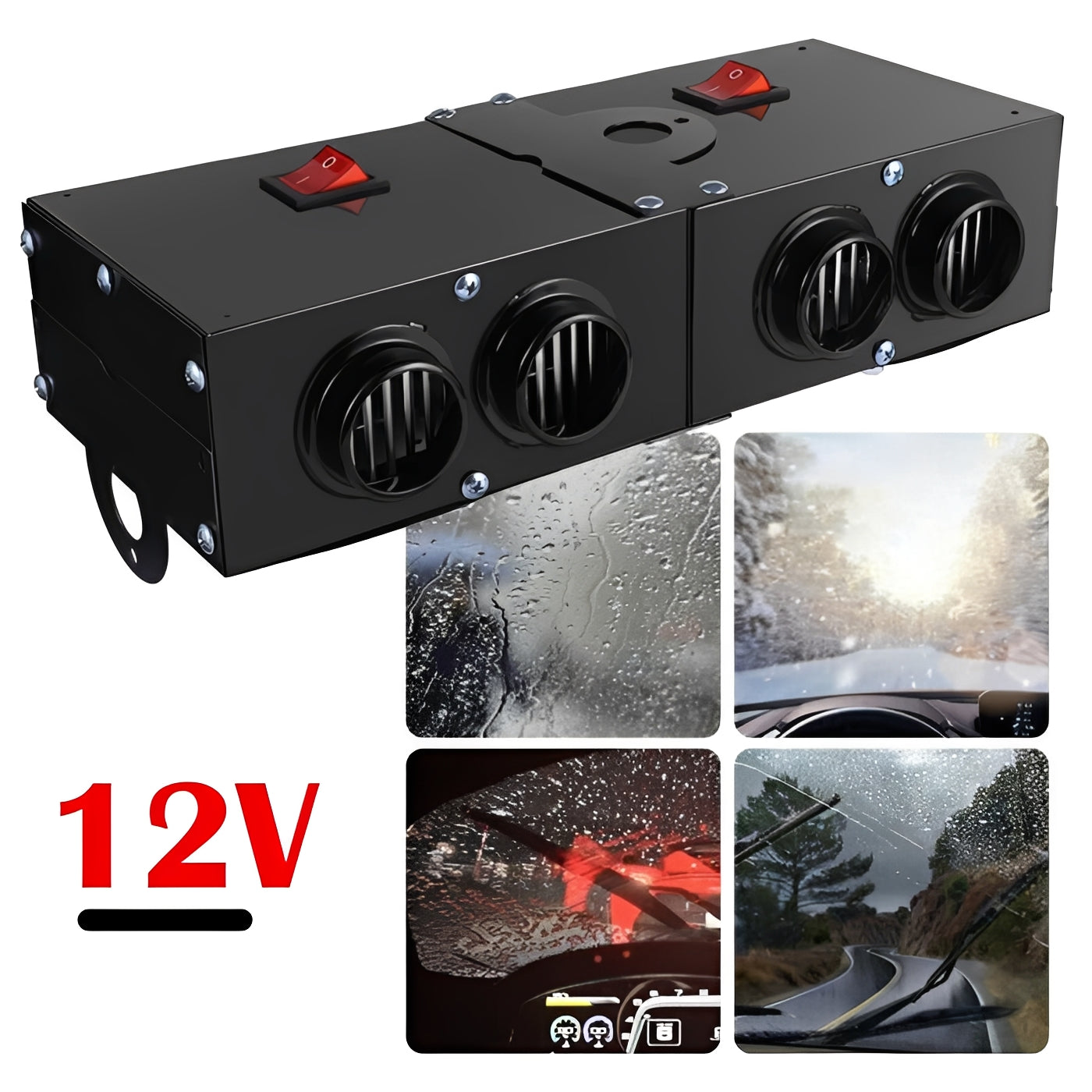 Calentador Eléctrico Automático Portátil de 500W