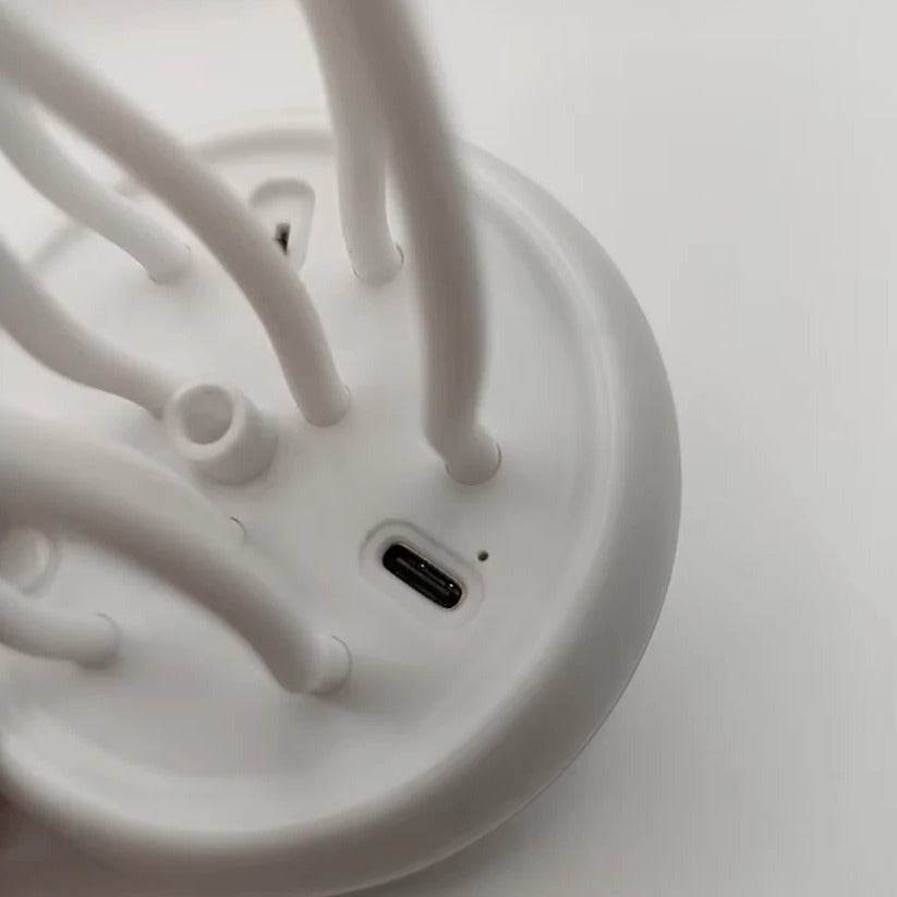 Lámpara de mesa medusa LED inteligente y colorida