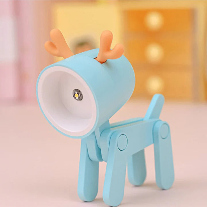 Divertida lámpara de noche con forma de animal para habitación infantil