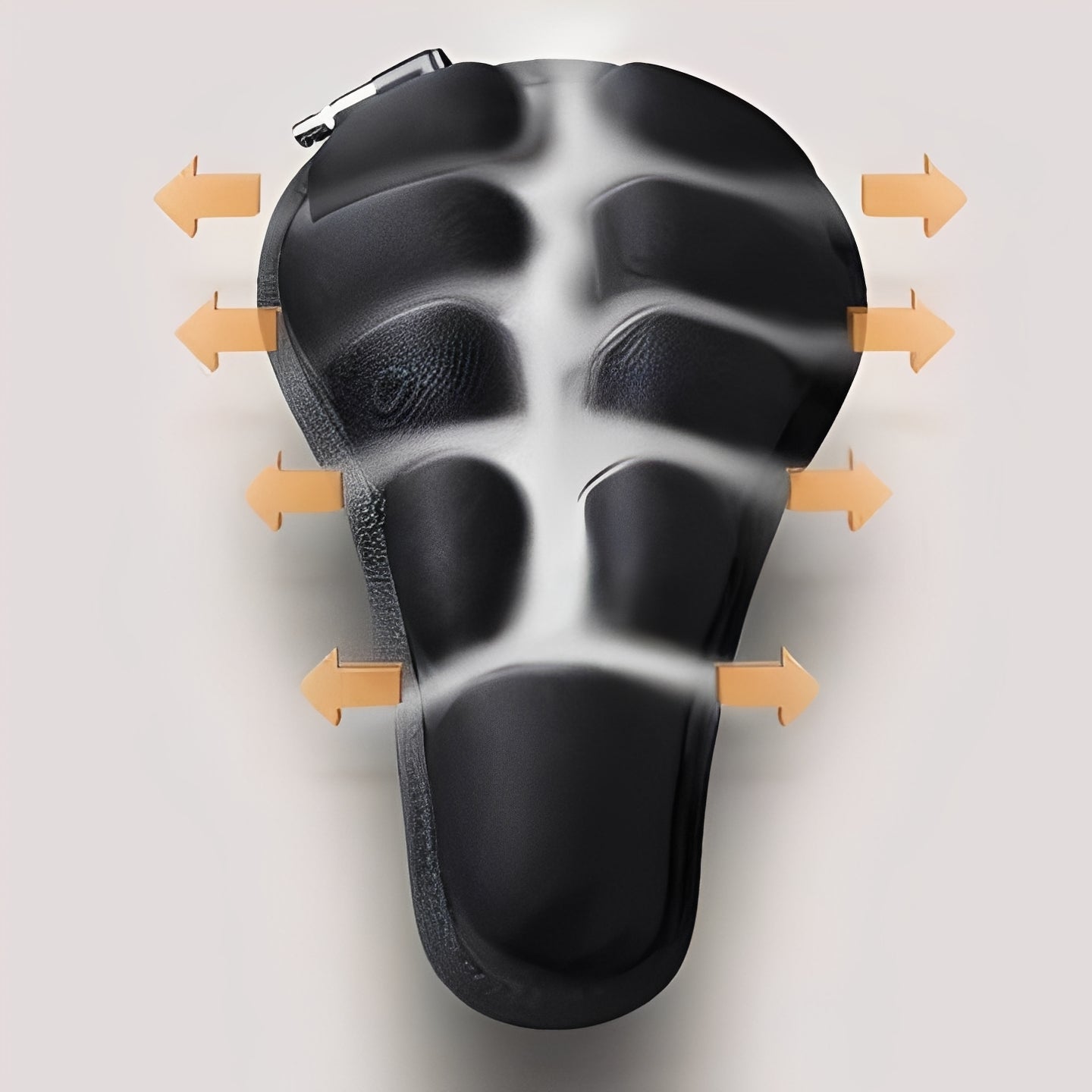 Asiento cómodo para bicicleta con cojín de soporte adicional