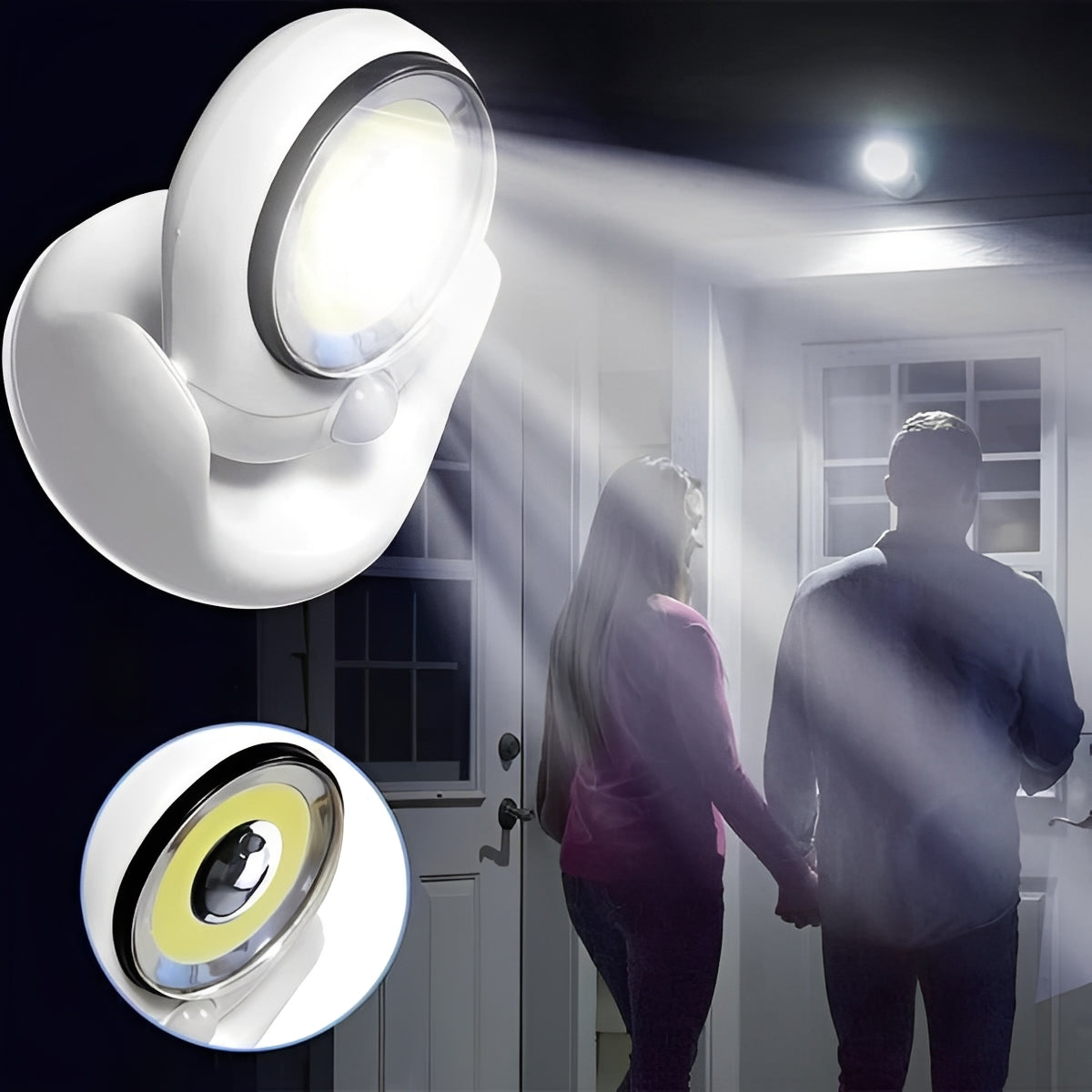 Luz nocturna LED automática para el hogar y el jardín