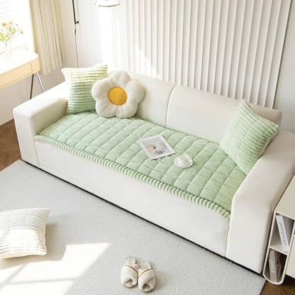Funda protectora de muebles suaves con volante