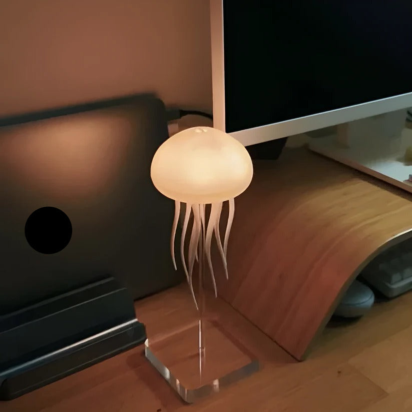 Lámpara de mesa medusa LED inteligente y colorida