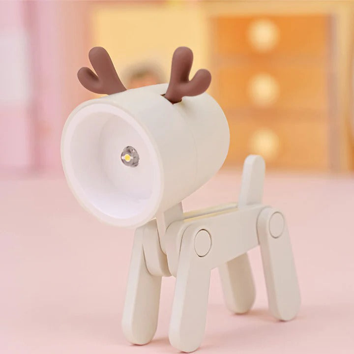 Divertida lámpara de noche con forma de animal para habitación infantil