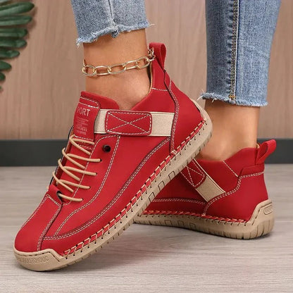Zapatillas sin cordones cómodas para mujer con plantilla flexible