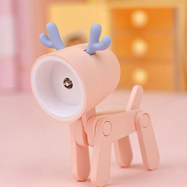 Divertida lámpara de noche con forma de animal para habitación infantil