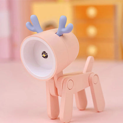 Divertida lámpara de noche con forma de animal para habitación infantil