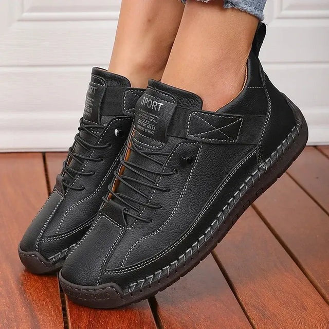 Zapatillas sin cordones cómodas para mujer con plantilla flexible