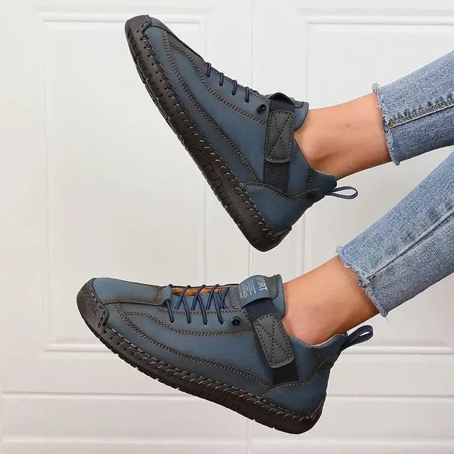 Zapatillas sin cordones cómodas para mujer con plantilla flexible