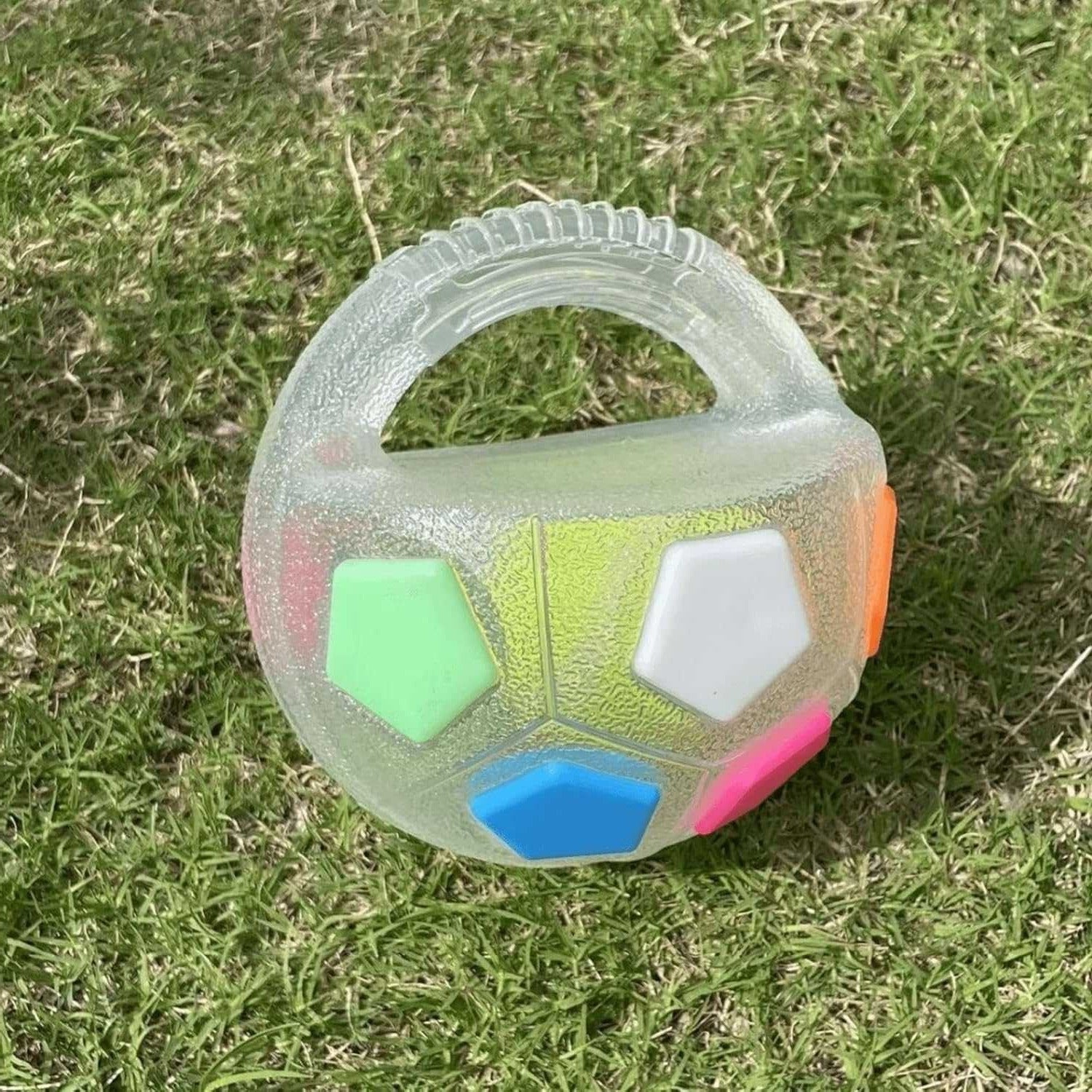 Durable Dog Rubber Football Toy with Treat Dispenser - Ortekor