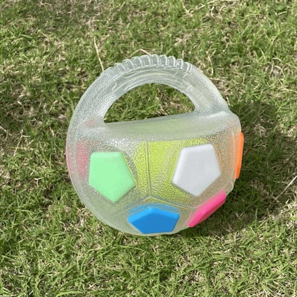 Durable Dog Rubber Football Toy with Treat Dispenser - Ortekor
