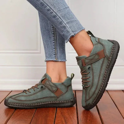Zapatillas sin cordones cómodas para mujer con plantilla flexible