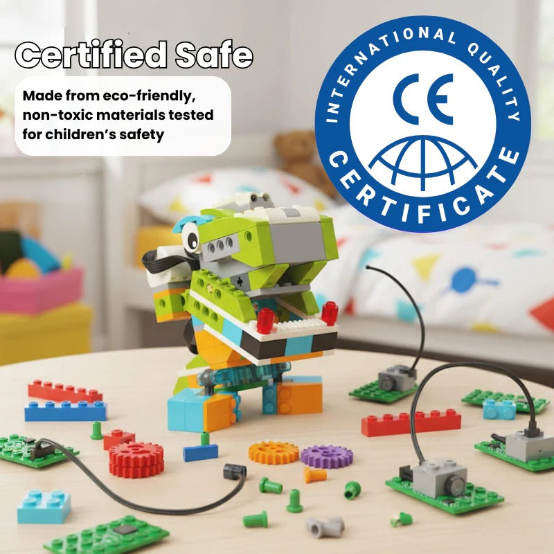 Divertido kit interactivo de construcción de robots para niños