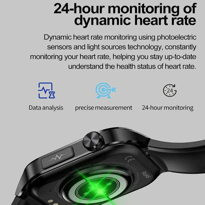 Reloj rastreador de actividad física fácil de usar para personas mayores