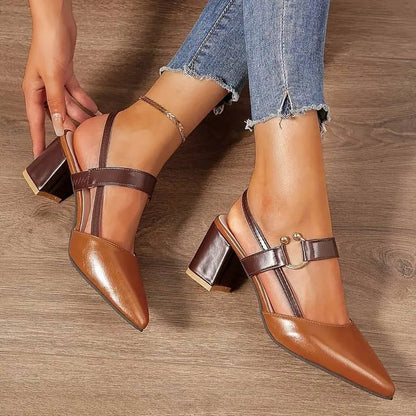 Sandalias de Tacón Alto con Tira al Tobillo para Mujer