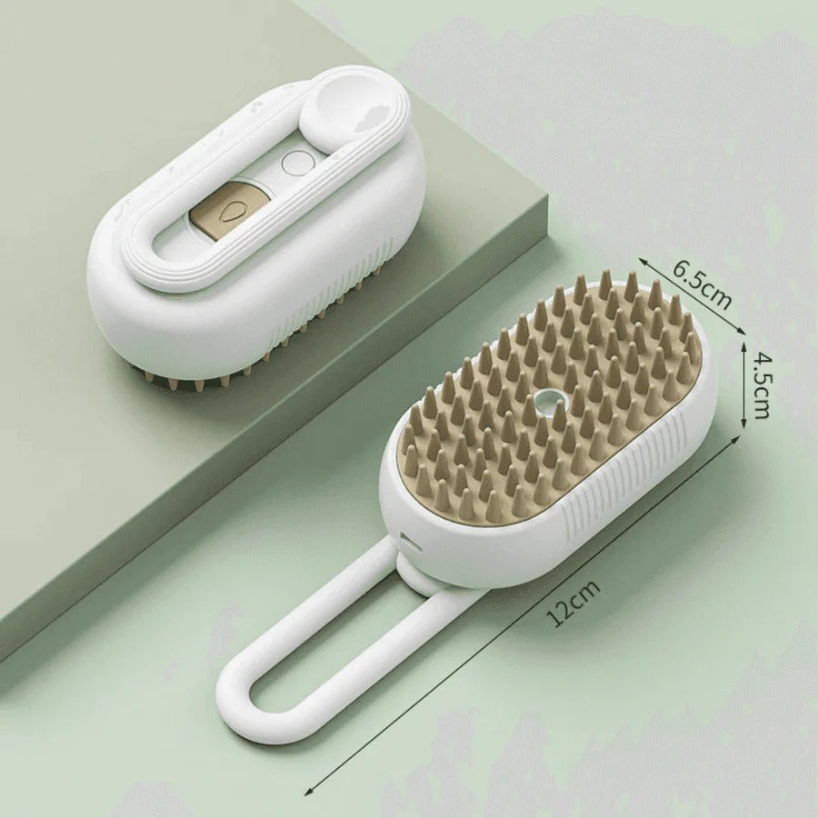 Kit de peluquería para mascotas con vapor y herramienta desenredante