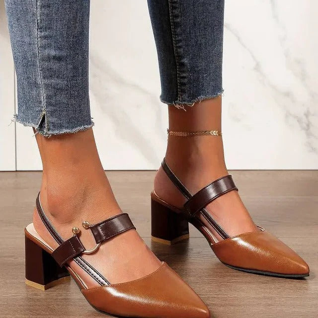 Sandalias de Tacón Alto con Tira al Tobillo para Mujer