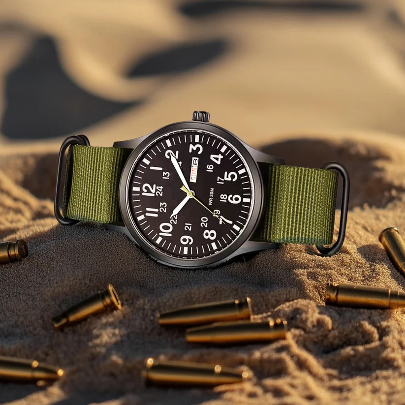 Reloj deportivo para hombre resistente al agua y a los golpes