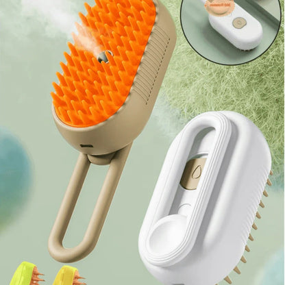 Kit de peluquería para mascotas con vapor y herramienta desenredante