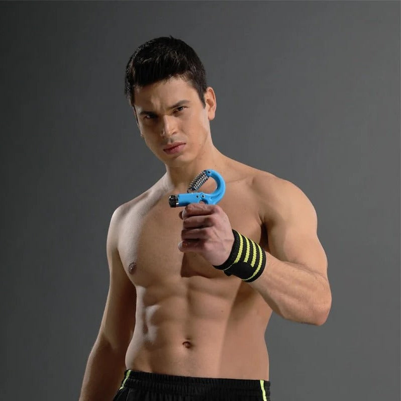 Entrenador de fuerza de agarre compacto, ejercitador de antebrazos de 11-132 lb