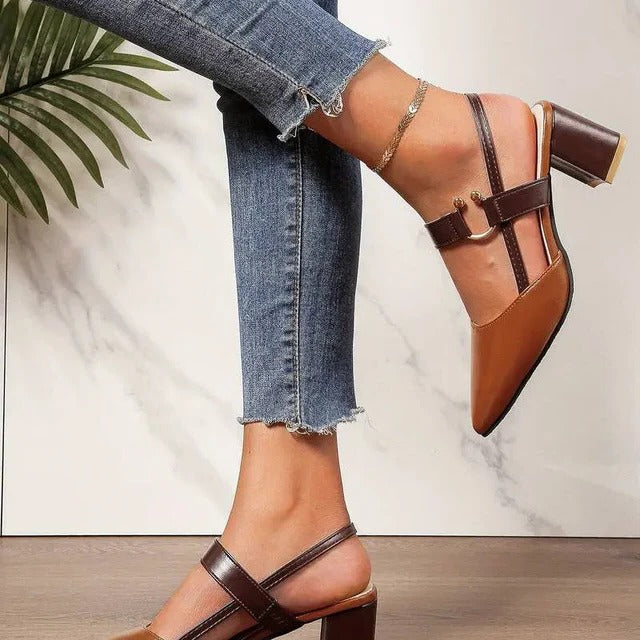 Sandalias de Tacón Alto con Tira al Tobillo para Mujer
