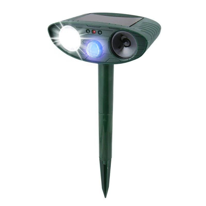 Luz solar repelente de animales para exteriores
