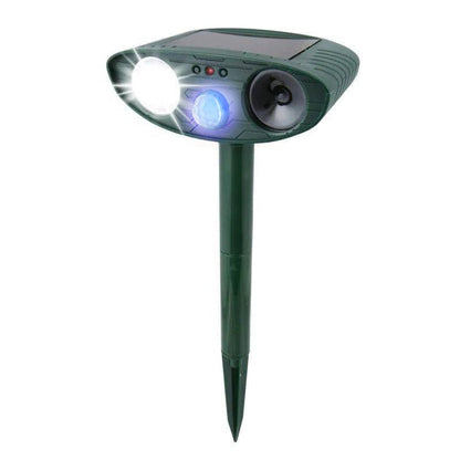 Luz solar repelente de animales para exteriores