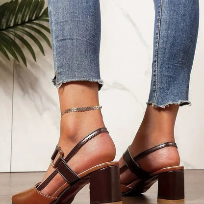 Sandalias de Tacón Alto con Tira al Tobillo para Mujer