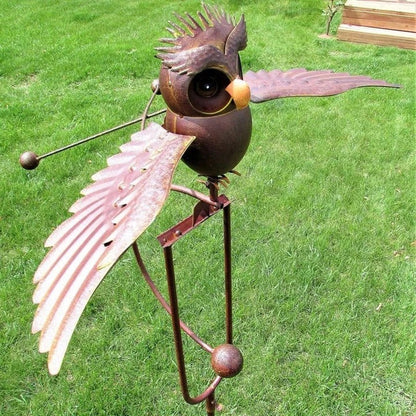 Figura de pájaro de jardín para la decoración del patio