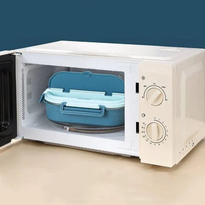 Fiambrera de acero inoxidable que mantiene los alimentos frescos