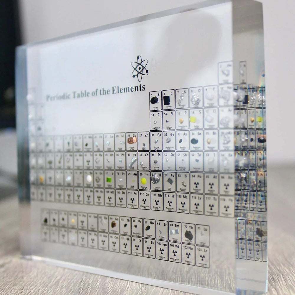 Póster de pared de cristal sobre ciencia educativa