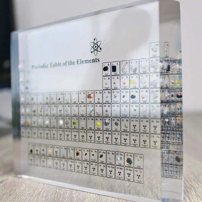 Póster de pared de cristal sobre ciencia educativa