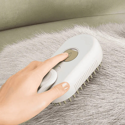 Kit de peluquería para mascotas con vapor y herramienta desenredante