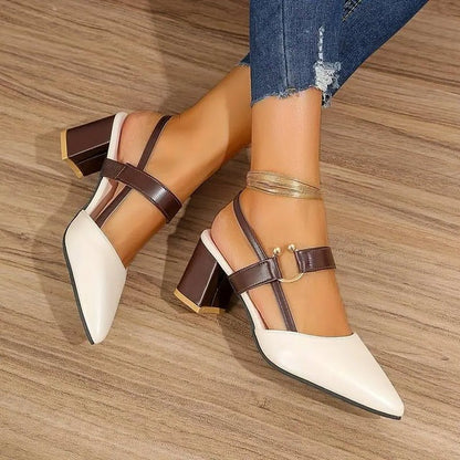 Sandalias de Tacón Alto con Tira al Tobillo para Mujer
