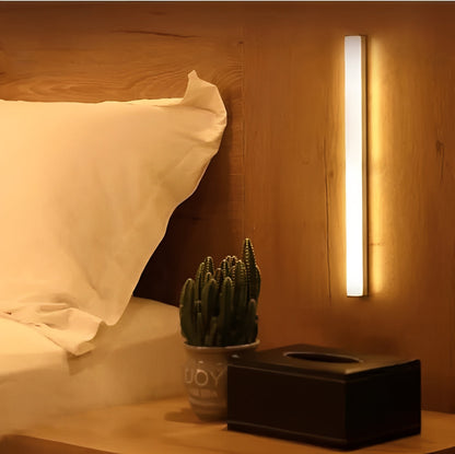 Tira LED automatizada con efecto de luz blanca cálida
