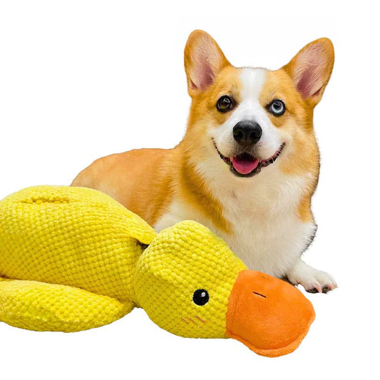 Tough Rubber Duck Dog Toy for Pets - Ortekor