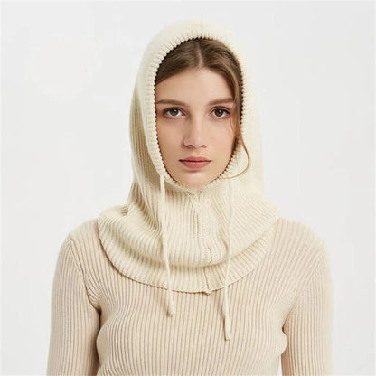 Gorro de Cachemira Cálido y Acogedor con Borde Acanalado Suave