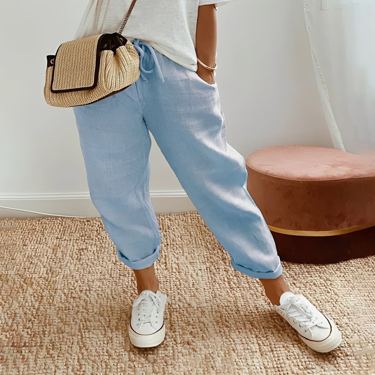 Pantalones deportivos cómodos con tecnología Dry Fit