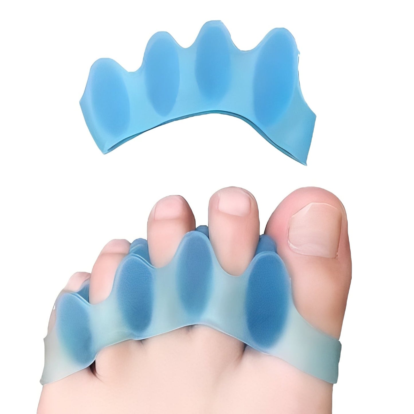 Separadores de dedos de gel ortopédicos